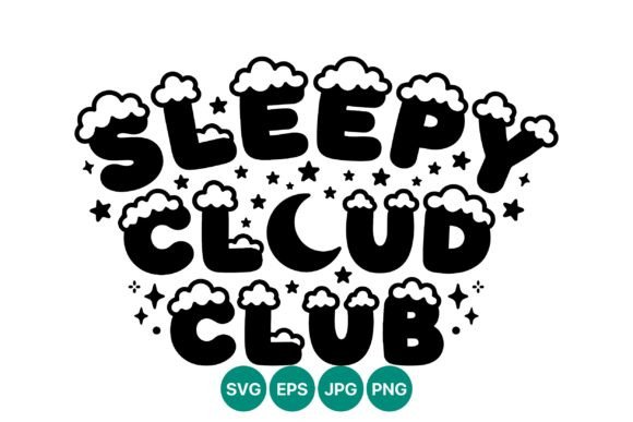 Download Sleepy Cloud Club Script Lettering - Premium Bundle