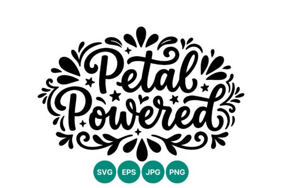 Download Petal Powered Floral Script Letters - Script letters Collection